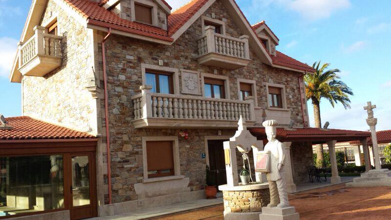 Complejo Aldeola Bed & Breakfast Malpica Bagian luar foto